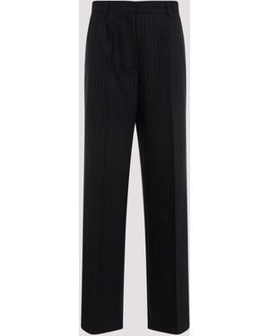 Miu Miu Virgin Wool Pants - Black