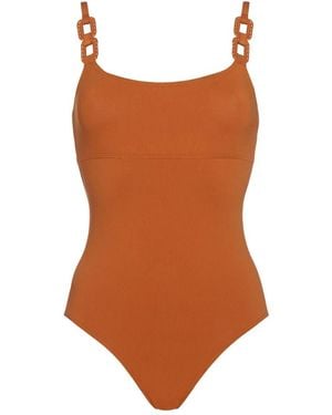 Eres Cotier One-Piece Tank Swimsuit For - Brown