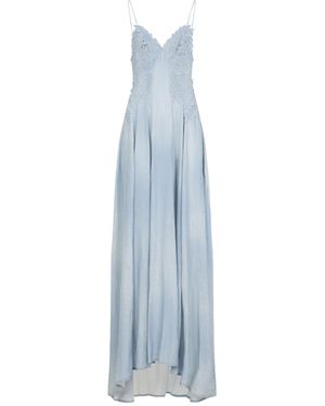 Ermanno Scervino Flowing Maxi Dress - Blue