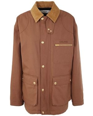 Celine Parka Jacket - Brown