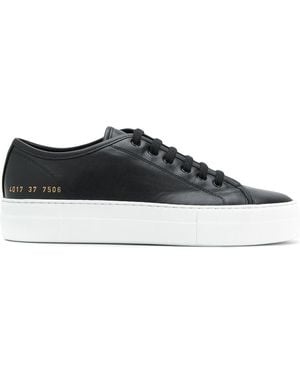 Common Projects Tournament Low Super Sole Sneakers For - Black