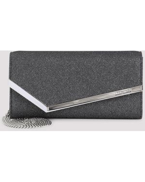 Jimmy Choo Mini Emmie Clutch - Gray