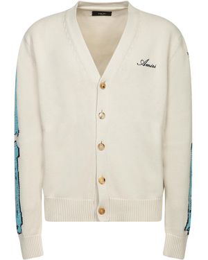 Amiri Sophisticated Cardigan For - Natural