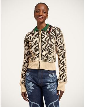 La DoubleJ Picture Cardigan - Blue