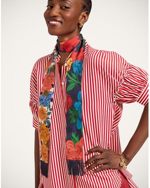 La DoubleJ Skinny Scarf - Red