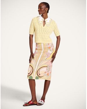 La DoubleJ Pencil Skirt - Natural