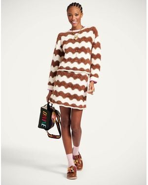 La DoubleJ Hang Ten Skirt - White