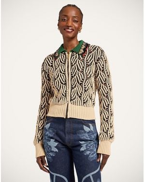 La DoubleJ Picture Cardigan - Blue