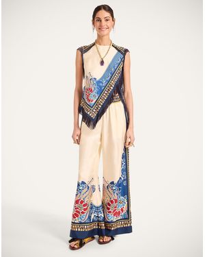 La DoubleJ Palazzo Pants - White