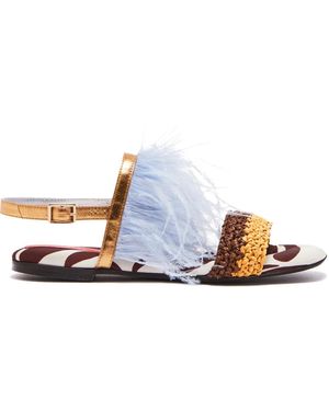 La DoubleJ Medal Sandal - Multicolour