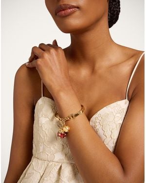 La DoubleJ Lady Scarab Bangle - Brown