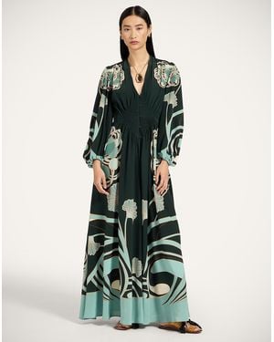 La DoubleJ Long Camerino Dress - Green