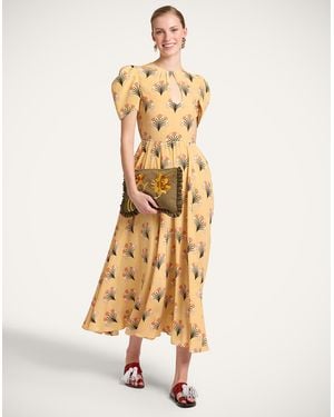 La DoubleJ Petal Dress - Metallic