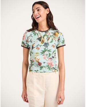 La DoubleJ The Cu-Tee Crop - Green