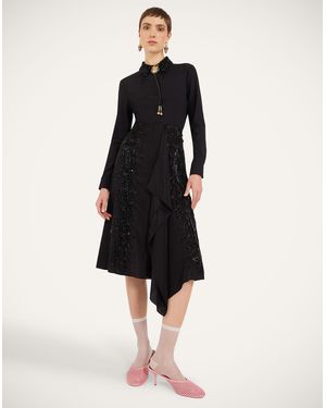 La DoubleJ Scarf Skirt - Black