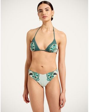 La DoubleJ Bikini Top - Green