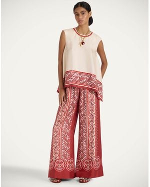 La DoubleJ Palazzo Pants - Red