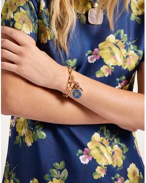 La DoubleJ Medallion Charm - Blue