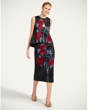 La DoubleJ Pencil Skirt - Red