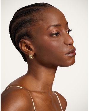 La DoubleJ Khepri Studs - Brown