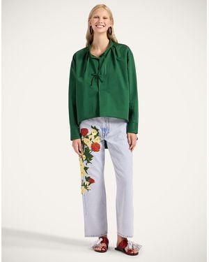 La DoubleJ The Barrel Jean - Green