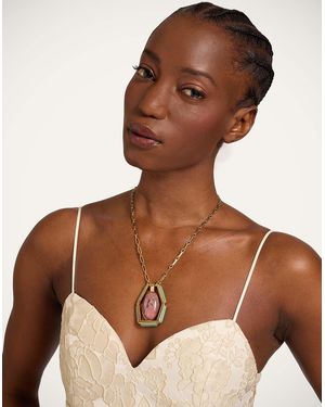 La DoubleJ Power Portal Necklace - Brown