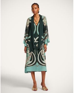 La DoubleJ Magnifico Midi Dress - Green