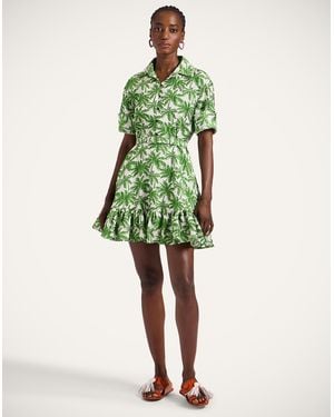 La DoubleJ San Pietro Mini Dress - Green