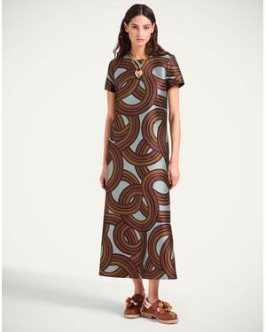 La DoubleJ Swing Dress - Brown