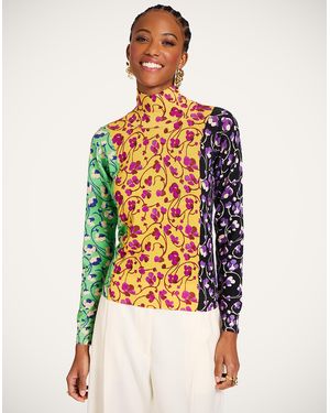 La DoubleJ Silky Turtleneck - Multicolour