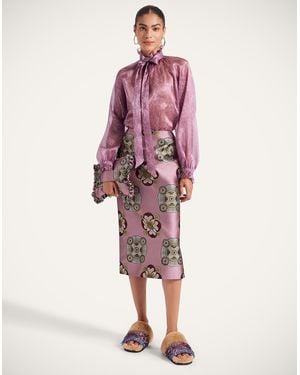 La DoubleJ Pencil Skirt - Pink