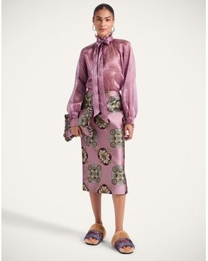 La DoubleJ Pencil Skirt - Pink