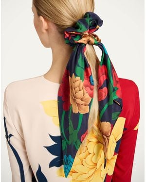 La DoubleJ Bow Scrunchie - Blue