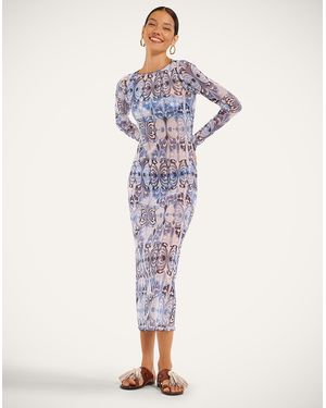 La DoubleJ Slinky Swing Dress - Blue