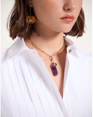 La DoubleJ Pillar Charm - White