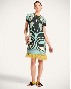 La DoubleJ Mini Swing Dress - Green