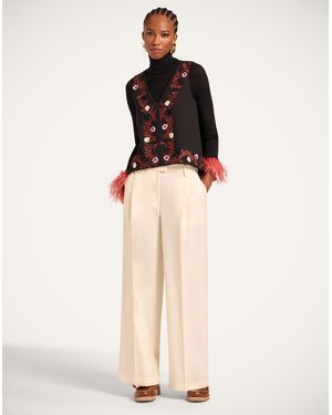 La DoubleJ Loose Trousers - Natural