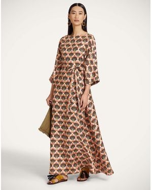 La DoubleJ Muumuu Dress Round Neck - Natural