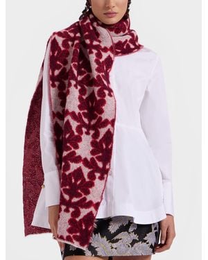 La DoubleJ Half-Light Scarf - Red