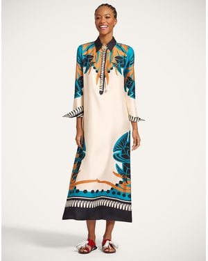 La DoubleJ Chemise Swing Dress - White