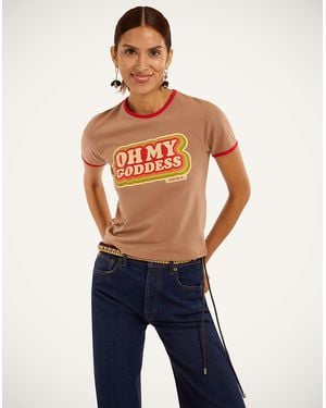 La DoubleJ The Cu-Tee Crop - Blue