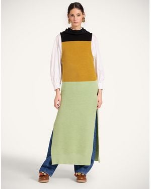 La DoubleJ Hoody Dress - Green