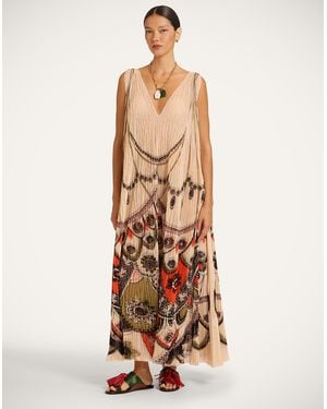 La DoubleJ Twirling Long Dress - Natural
