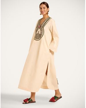 La DoubleJ Twin Flame Dress - Natural