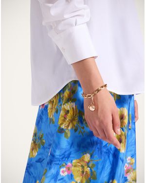 La DoubleJ Golden Orb Charm - Blue
