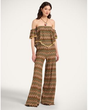 La DoubleJ Palazzo Trousers - Natural
