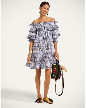 La DoubleJ Mini Breakfast Dress - Blue