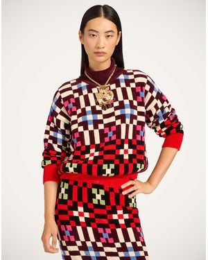 La DoubleJ Byte Turtleneck - Red