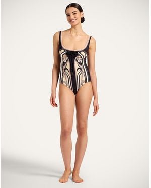 La DoubleJ Sleeveless Sunset Suit - Natural
