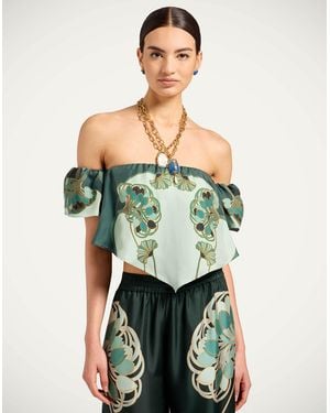 La DoubleJ Sand Dollar Top - Green